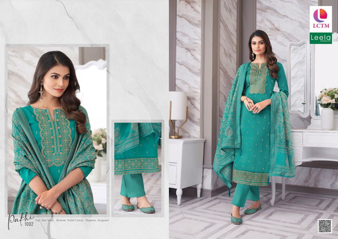 Pakhi By Lctm Leela Jam Satin Printed Dress Material Wholesale Shop In Surat
